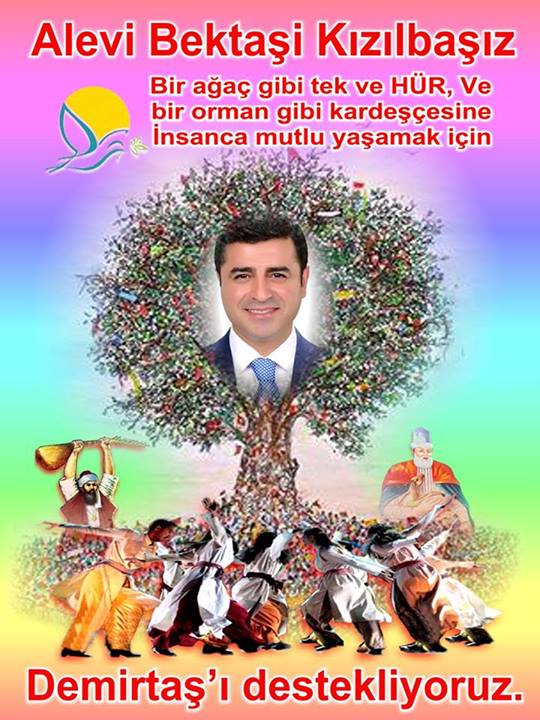 Aleviler Demirtaş\'ı Destekliyor